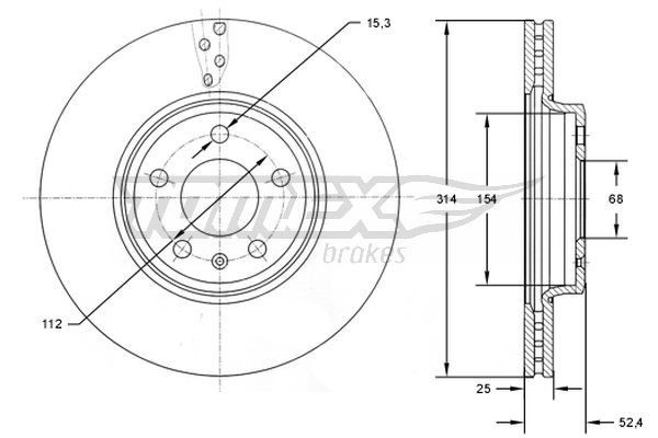 TOMEX Brakes TX 72-48...